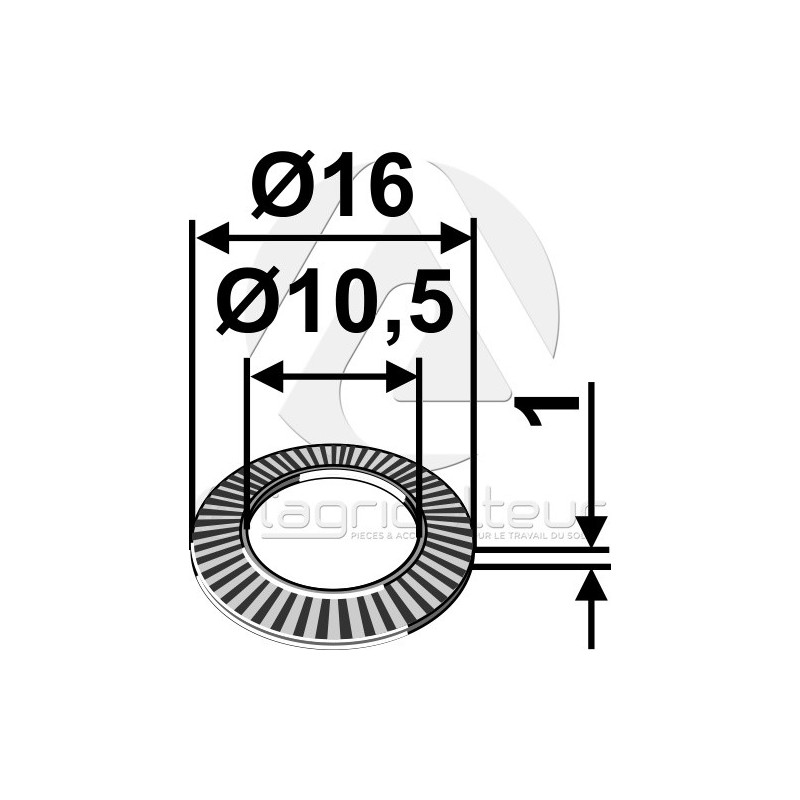 Rondelle de bloccage - KOckerling - 902629