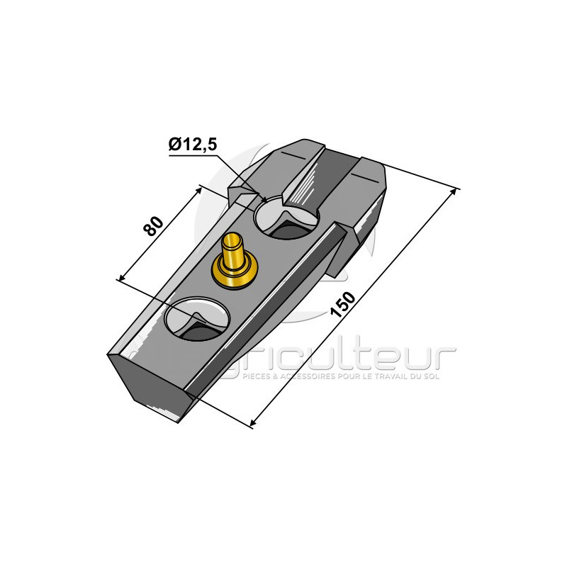 Adaptateur compl. - Serie 410 Serie modèle lourd - AG004466