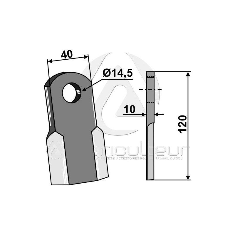 Couteau droit - AG002729