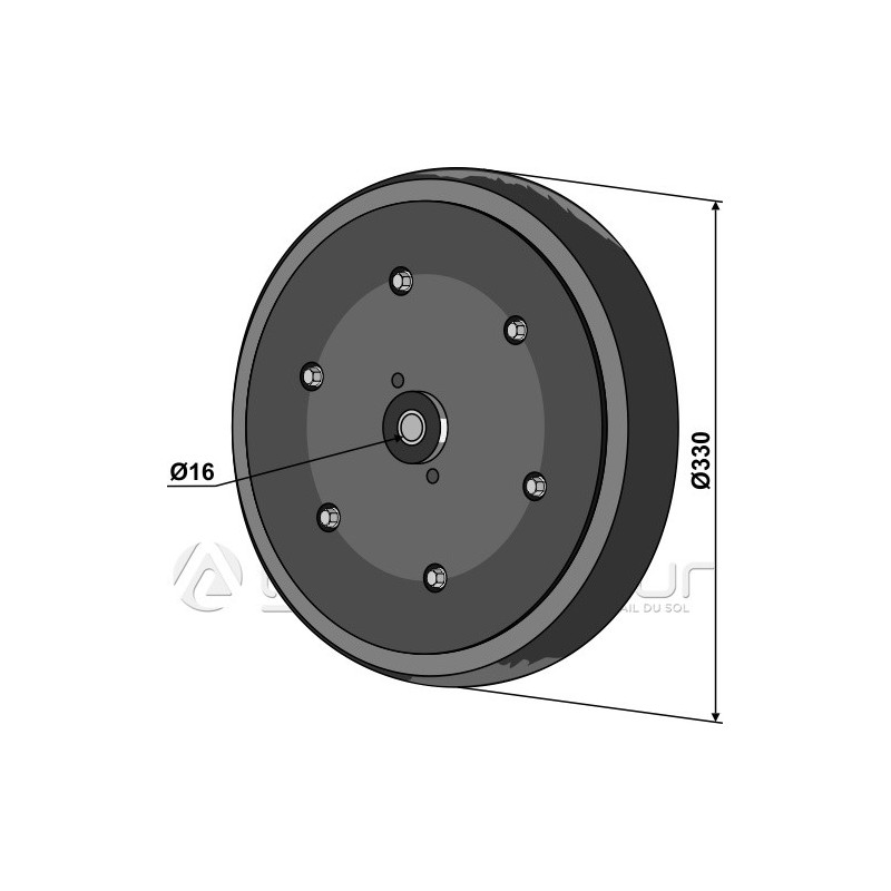 Roue complète - POttinger - 452.315