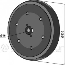 Roue complète - POttinger - 452.315