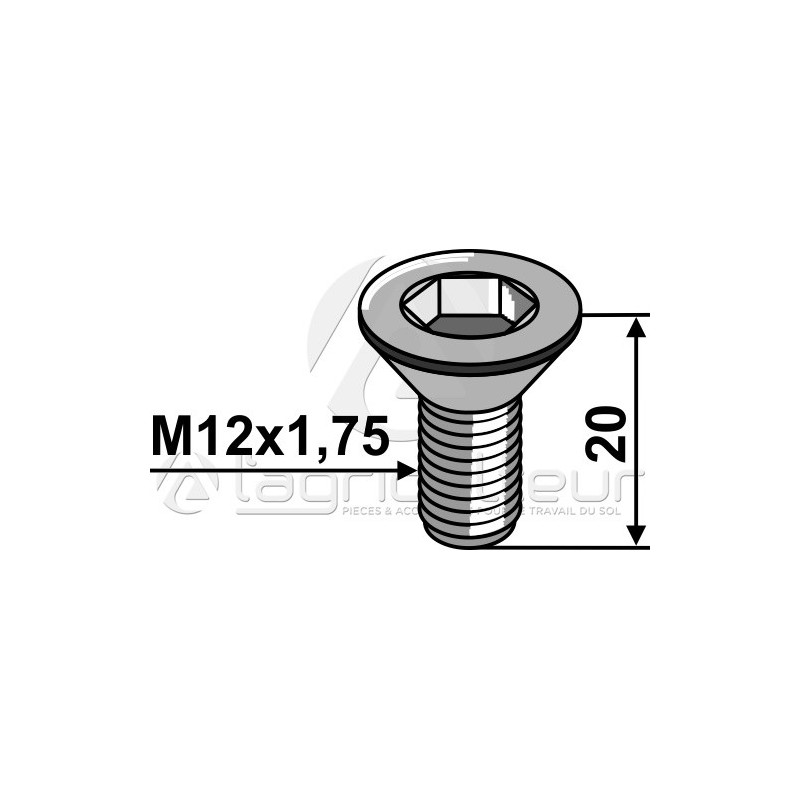 Boulon à six pan creux - AG014975