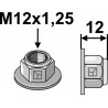 écrou à embase à freinage interne - embouti - M12x1,25 - 8.8