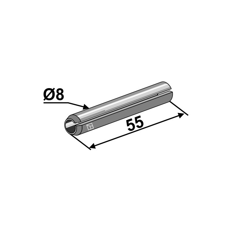 Goupille de serrage - Ø8x55