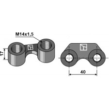 Écrou à panier - M14x1,5