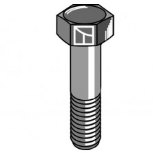 Boulon à tête hexagonale avec filet fin - M16x1,5x45 - 12.9 - Rabe - 961D161545MA