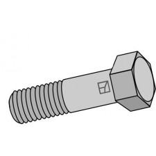 Boulon à tête hexagonale avec filet fin - M20x1,5X50 - 10.9