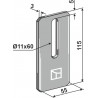 Racloir pour rouleaux packer - Amazone - 6040200 (60302)