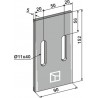 Racloir pour rouleaux packer - Eberhardt - 300142