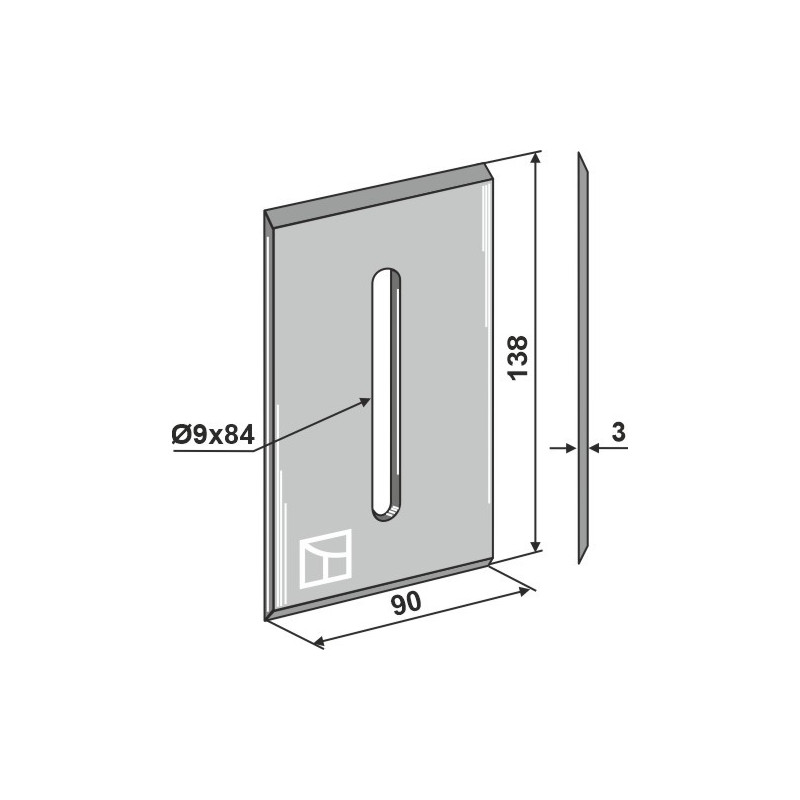 Racloir pour rouleaux packer - Lely - 0115