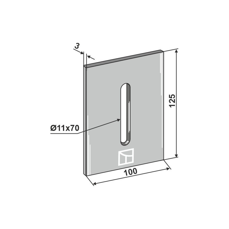 Racloir pour rouleaux packer - Lely - 3011