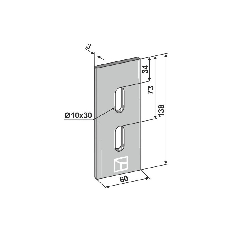 Racloir pour rouleaux packer - Lely - 1.1680.1661.0