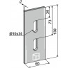 Racloir pour rouleaux packer - Lely - 1.1680.1661.0