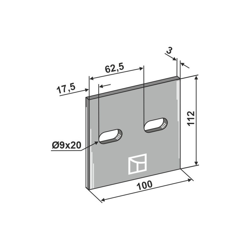 Racloir pour rouleaux packer - Lely - 1.1645.2944.0