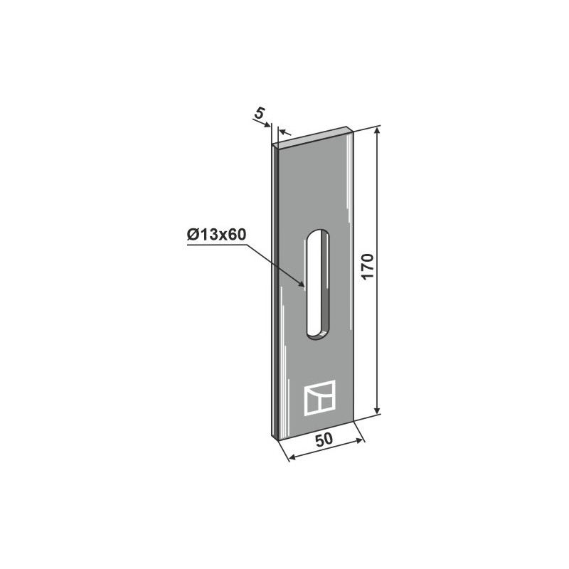 Racloir pour rouleaux packer - Rabe - 6813.27.12