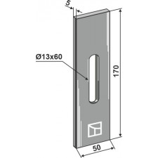 Racloir pour rouleaux packer - Rabe - 6813.27.12