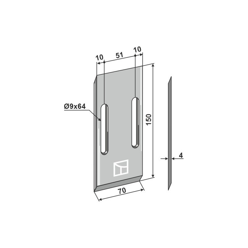 Racloir pour rouleaux packer - Vogel u. Noot - PQ2.630.01