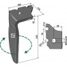 Dent pour herses rotatives, modèle droit - Vogel u. Noot - 40003