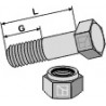 Boulon avec écrou à freinage interne - M14x1,5 - 12.9 - AG008780