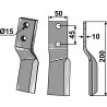 Dent rotative - modèle droit - Celli - 422526